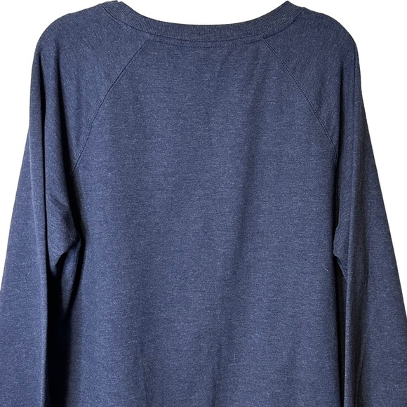 Wildfox Good Vibes Blue Terry Cloth Spell Out Sweatshirt Size Small - Picture 7 of 11